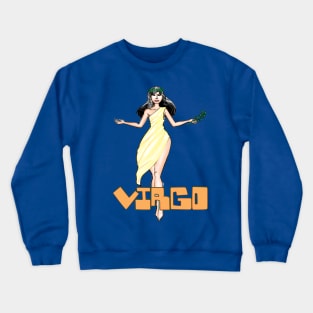 Front and Back Maiden Virgo Crewneck Sweatshirt